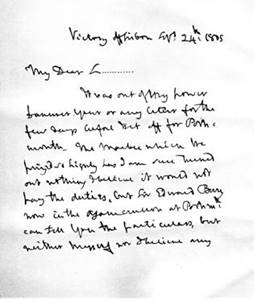 Nelson's Letter 1