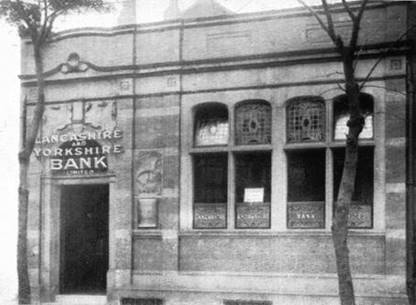 1922 Old Trafford Branch Exterior as L & Y Bank PA