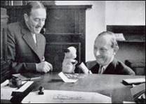 1958 Sooty visits his Bank Manager! (Guiseley Branch) MBMSu58P36.jpg