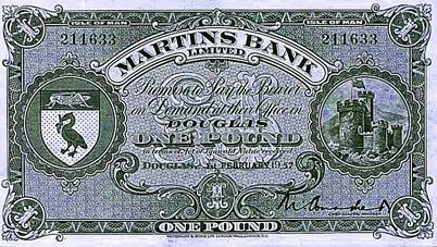 1957 Martins Bank 1 Note Front.jpg