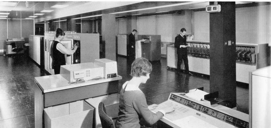 1966 NCR 315 Computer at London CC MBM-Wi66P12